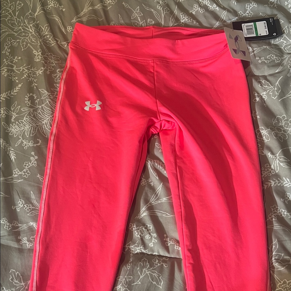 Under Armour Kids Bright Pink Leggings